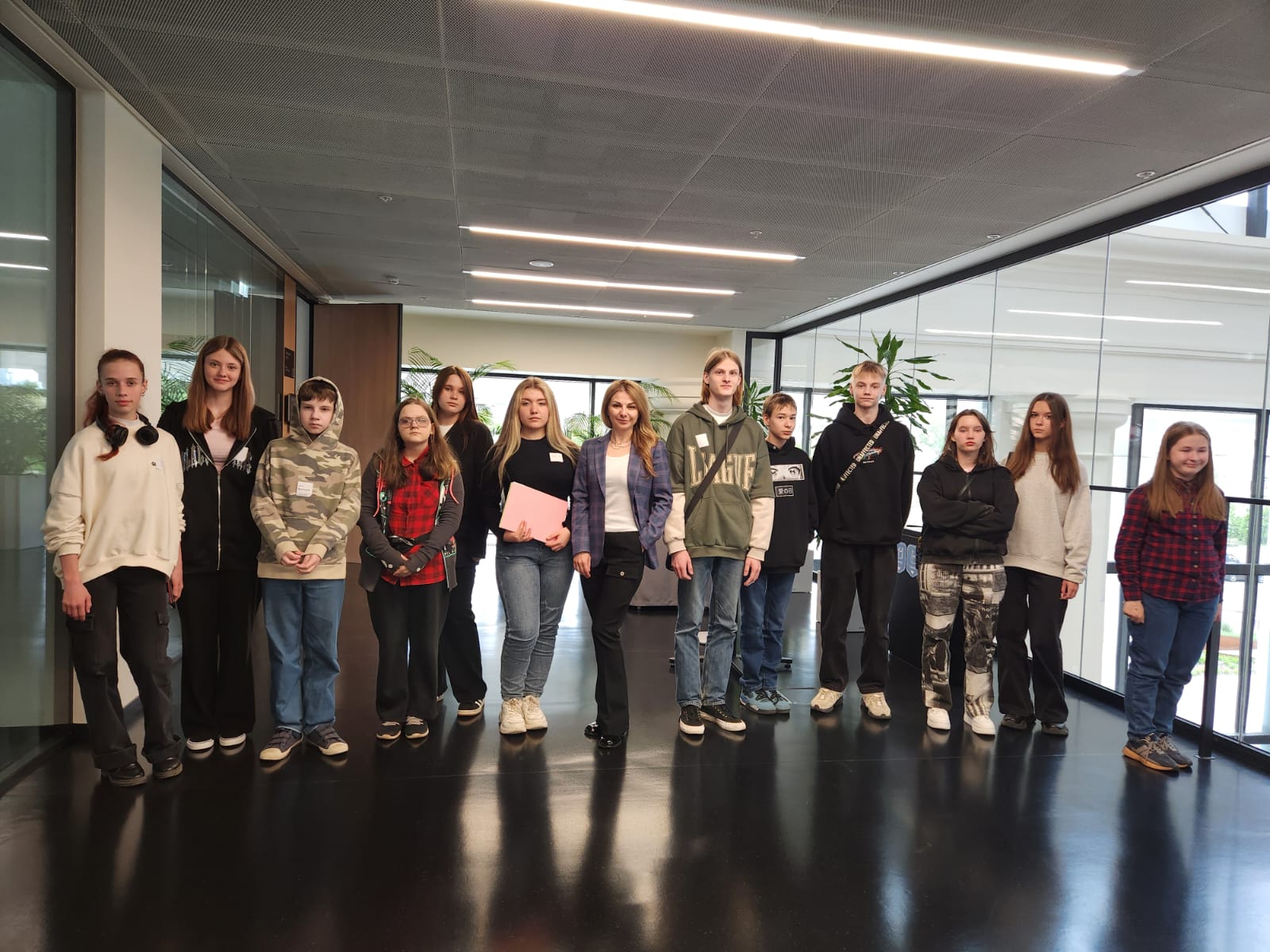 Участники профориентационного тренинга